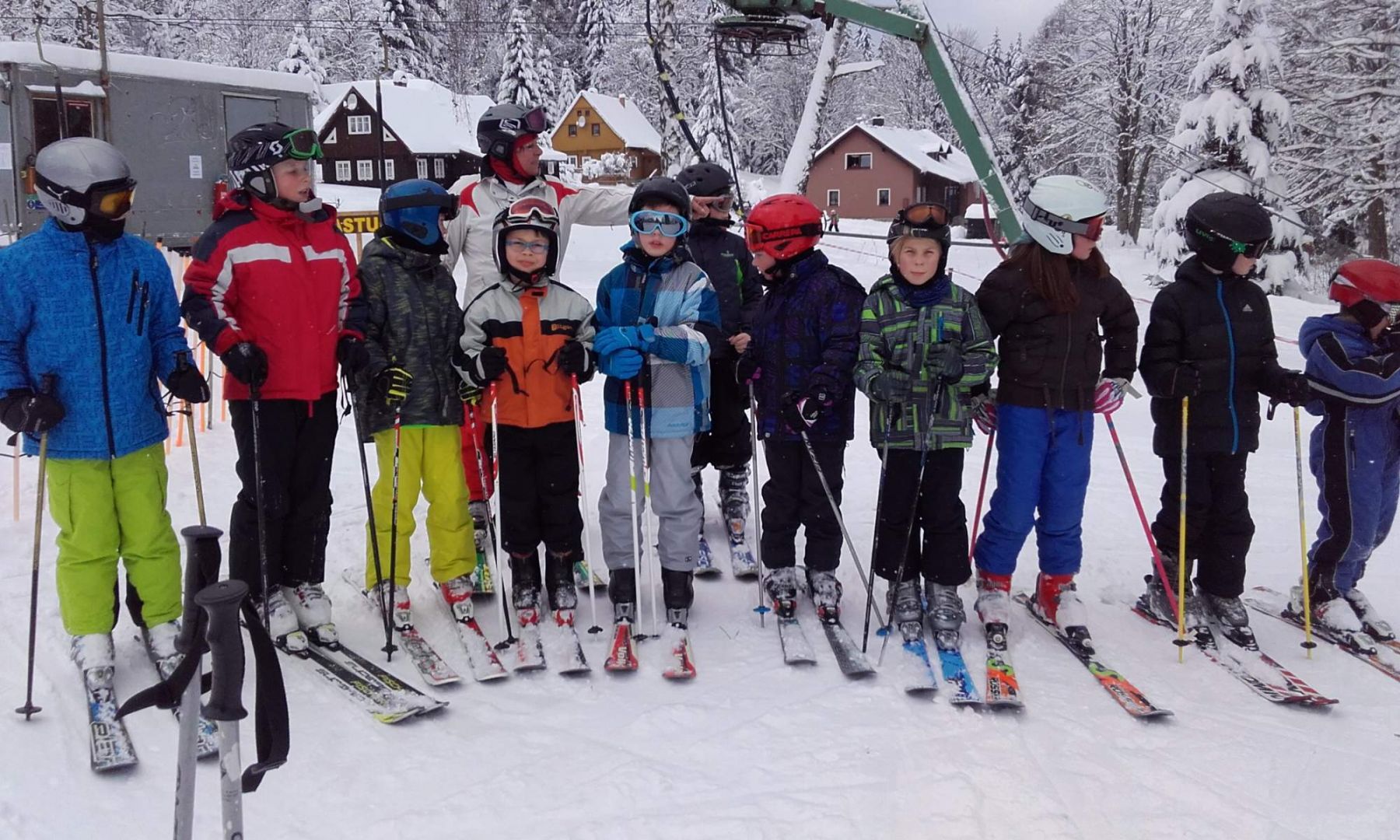 Fotografie ze školy v přírodě.