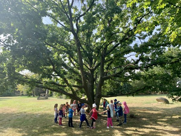 Dubu, dubu, kdo se v tobě ukrývá...no přeci naše vlčí rodina...                                 